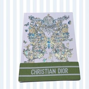 Christian Dior Notebook with Butterfly Design